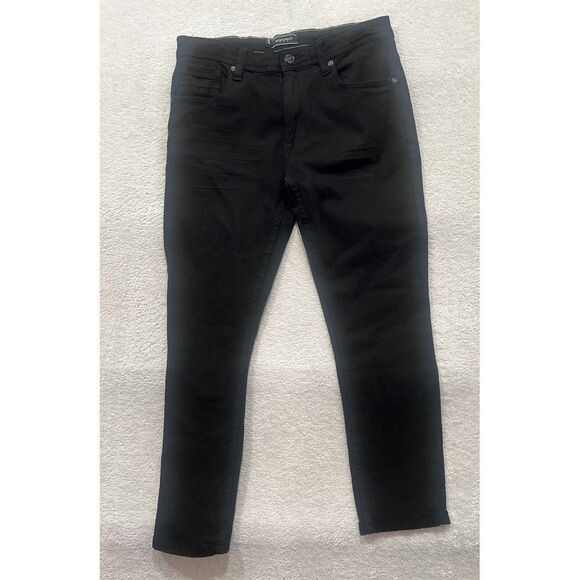 Abstract One Black Jeans‎ Mens Size 34 Straight Leg Stretch Pockets - Picture 1 of 11